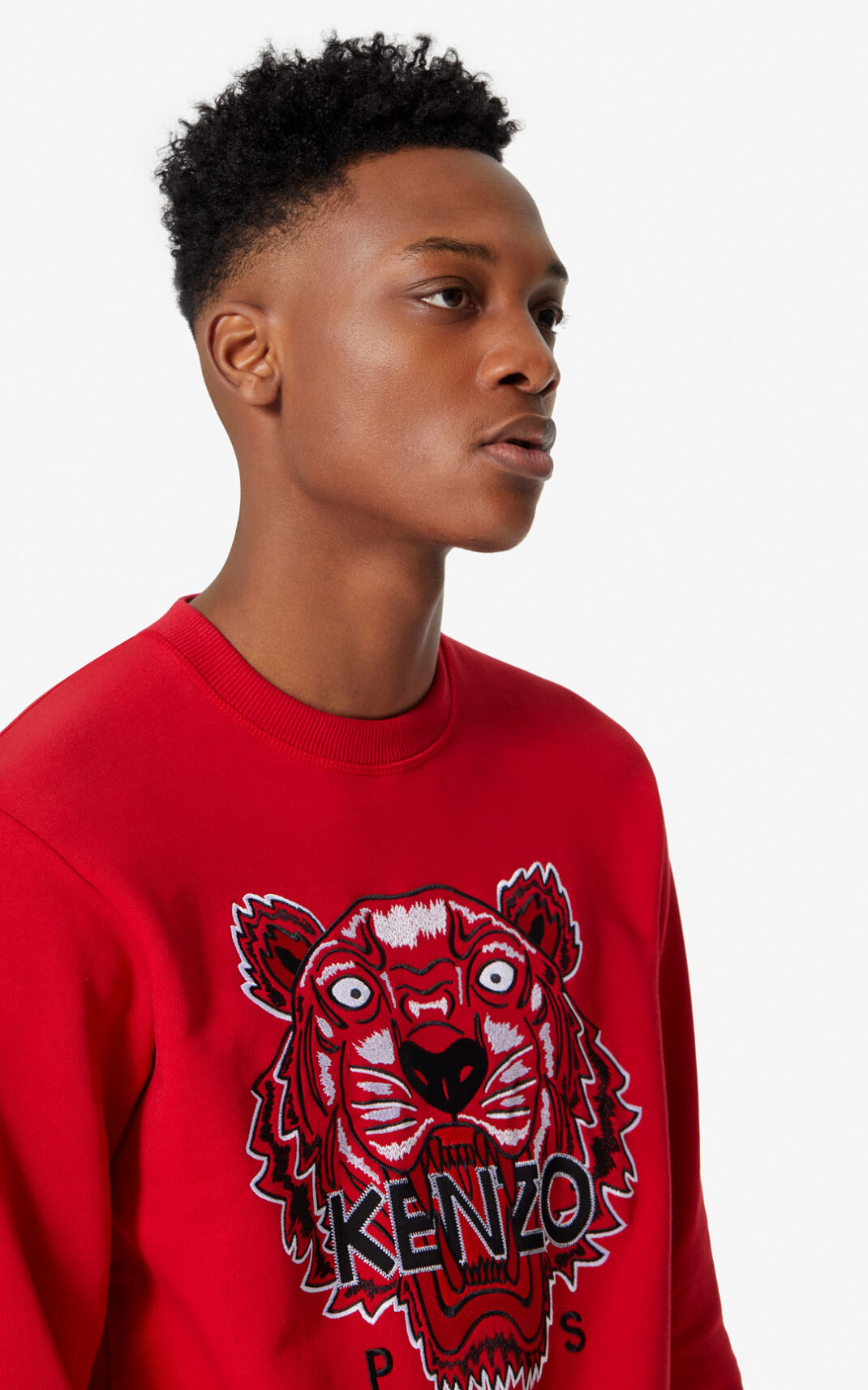 Kenzo Tiger Melegítő Felső Férfi Piros | ID.254633